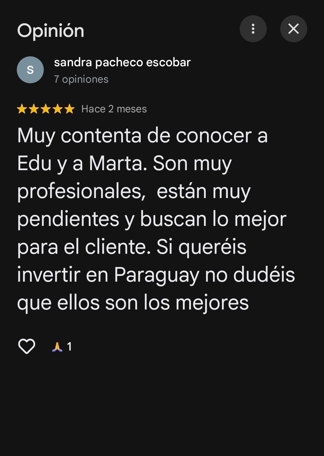 Testimonio